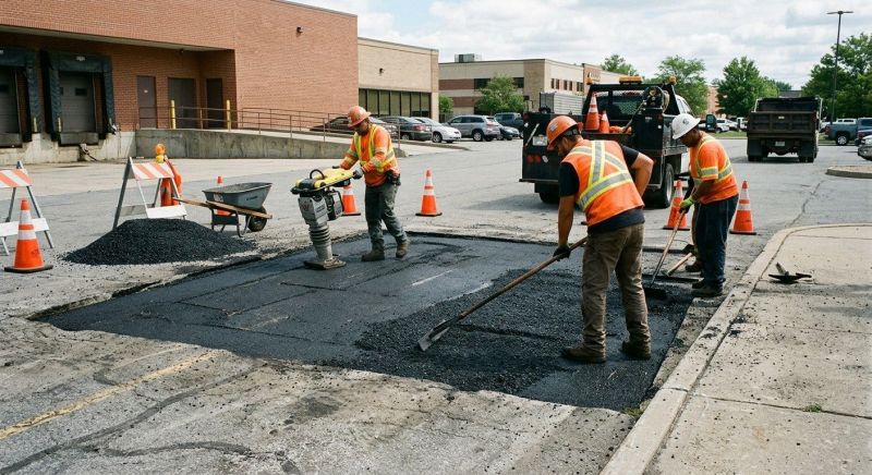 Parking Lot Repair in Conway, AR